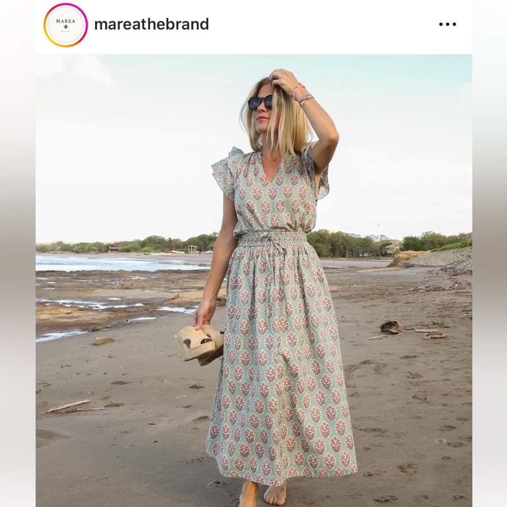 Marea the brand skirt in size S, pale sage green